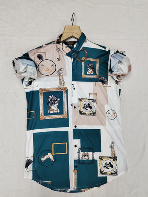 fitoda fashion Men Printed Casual Multicolor Shirt