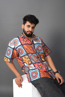 METRONAUT Men Printed Casual Multicolor Shirt