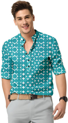 ALVIN ENTERPRISE Men Solid Casual Light Blue Shirt