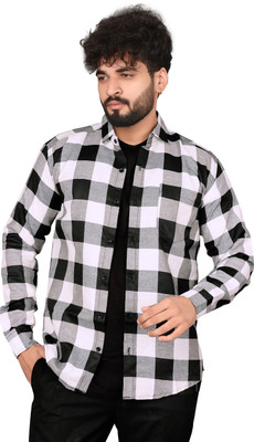 Om Creation Men Checkered Casual Multicolor Shirt