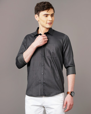 Green Revolt Men Printed Casual Multicolor Shirt