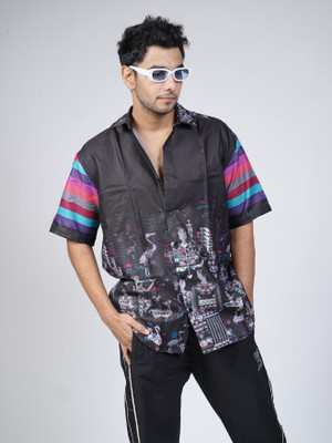 cartoonpanti Men Printed Casual Multicolor Shirt