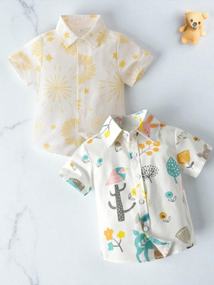 Sparrow ENTERPRISE Boys Printed Casual Multicolor Shirt