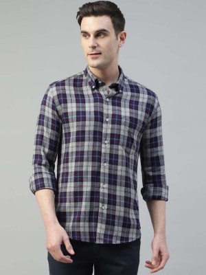 Hancock Men Checkered Casual Multicolor Shirt