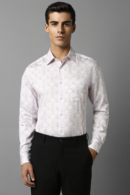 LOUIS PHILIPPE Men Printed Formal White Shirt