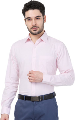 PARX Men Checkered Formal Red Shirt