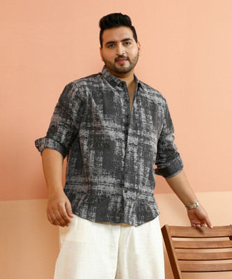 Instafab Plus Men Printed Casual Multicolor Shirt