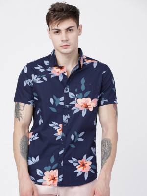 LOCOMOTIVE Men Printed Casual Multicolor Shirt