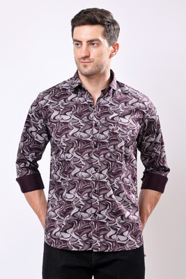 Stylox Men Printed Casual Multicolor Shirt