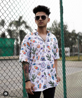 STOVESSY Men Printed Casual Multicolor Shirt