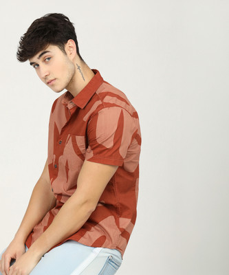 HIGHLANDER Men Printed Casual Multicolor Shirt