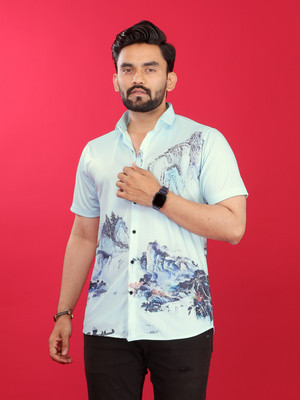 Billion Men Printed Casual Multicolor Shirt