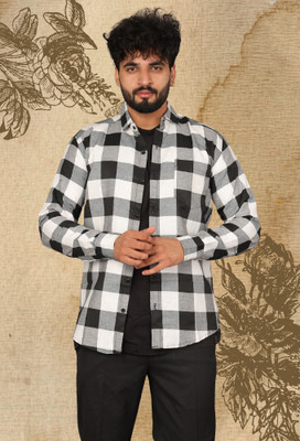 HouseOfCommon Men Checkered Casual Multicolor Shirt