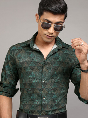 LOCOMOTIVE Men Printed Casual Multicolor Shirt