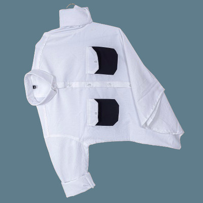 Pribha Fashion Men Solid Casual White Shirt