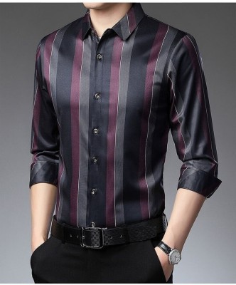 gurukrupa creation Men Striped Casual Multicolor Shirt