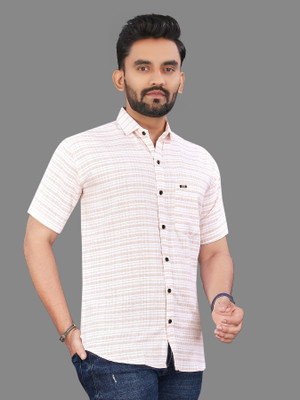 UNNATI TRENDS Men Solid Casual Light Green Shirt