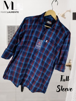 Marc Laurent Men Checkered Casual Multicolor Shirt