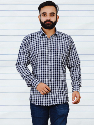 VK WINTER WEAR Men Checkered Casual Multicolor Shirt