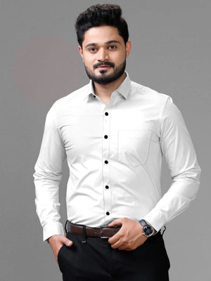 DHADUK Men Solid Casual Pink Shirt