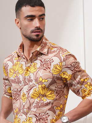 LOCOMOTIVE Men Checkered Casual Multicolor Shirt