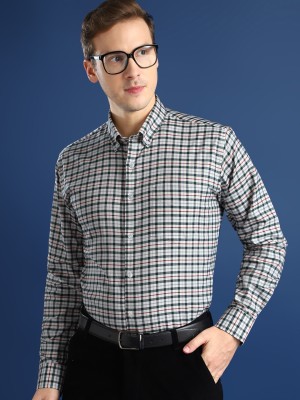 Hancock Men Checkered Formal Multicolor Shirt