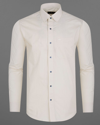 french crown Men Solid Casual Brown Shirt