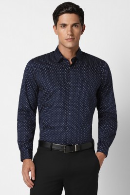 PETER ENGLAND Men Printed Formal Blue Shirt