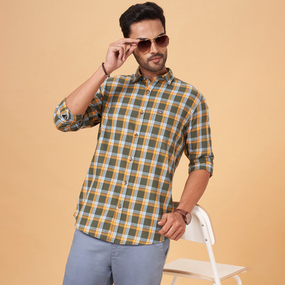 Byford by Pantaloons Men Checkered Casual Multicolor Shirt