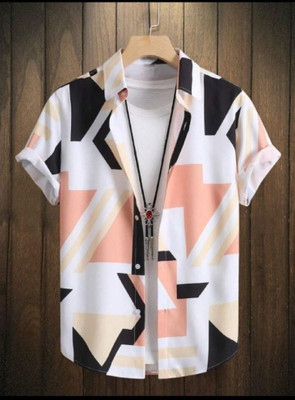 Bridon Creations Men Printed Casual Black Shirt