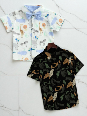 Sparrow ENTERPRISE Boys Printed Casual Multicolor Shirt