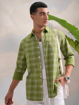 HIGHLANDER Men Checkered Formal Multicolor Shirt