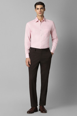 LOUIS PHILIPPE Men Printed Formal Pink Shirt