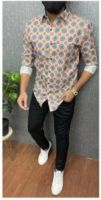 ISUEL FAB Men Printed Casual Multicolor Shirt
