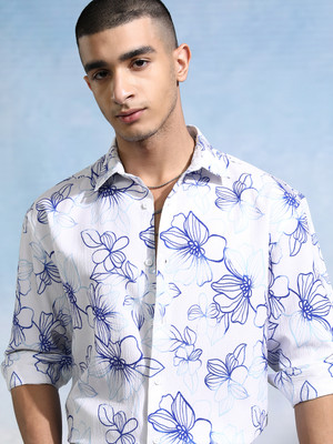 HIGHLANDER Men Printed Casual Multicolor Shirt