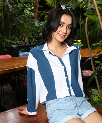 Pinacolada Women Solid Casual Multicolor Shirt