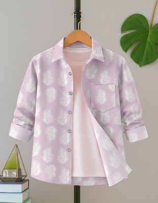 IMANFASHION Boys Printed Casual Multicolor Shirt