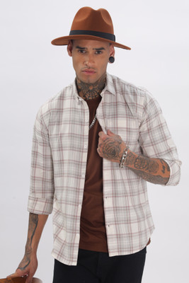 BS BLUE SQUAD Men Checkered Casual Multicolor Shirt