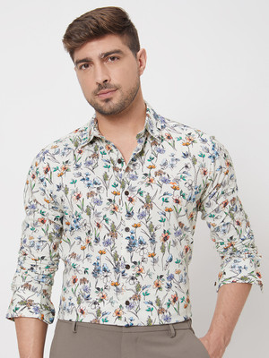 MUFTI Men Printed Casual Multicolor Shirt