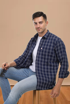 Marc Laurent Men Checkered Casual Multicolor Shirt