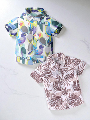 Sparrow ENTERPRISE Boys Printed Casual Multicolor Shirt