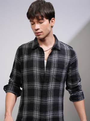 HIGHLANDER Men Checkered Casual Multicolor Shirt