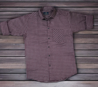 MODI DILIP Men Checkered Casual White Shirt
