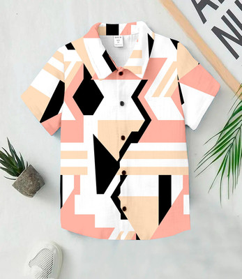 bhizy Boys Color Block Casual Multicolor Shirt