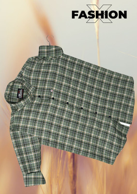 TIKI TEES TREND Men Checkered Casual Multicolor Shirt