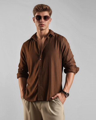 METRONAUT Men Self Design Casual Multicolor Shirt