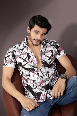 Marmic Fab Men Printed Casual Multicolor Shirt