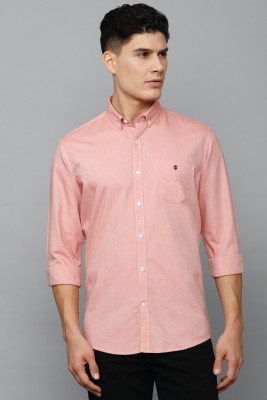 LOUIS PHILIPPE Men Self Design Casual Pink Shirt