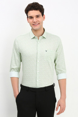 Allen Solly Men Printed Casual Green Shirt