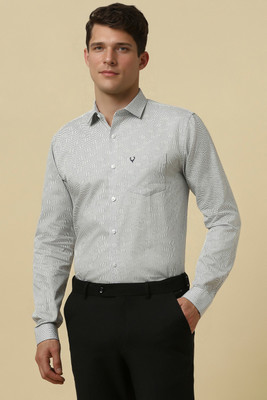 Allen Solly Men Printed Formal Grey Shirt